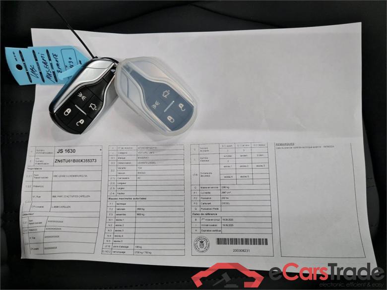  MASERATI - LEVANTE 3.0 Diesel V6 275PK Auto 4x4 GranLusso Pack Business+ & Easy Access & Heated Steering Wheel & 20 Inch Alloy & Pano Roof  #4