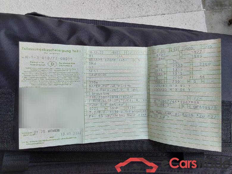 BMW 3-Serie ´18 Baureihe 3 Lim. 330 e M Sport 2.0 185KW AT8 E6d #1