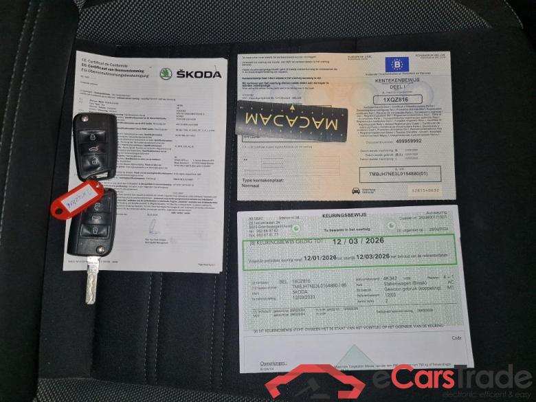 SKODA - SKO OCTAVIA COMBI TGI 131PK DSG 7 G-Tec Ambition Pack Ulitmate & Safety & Lane Assist & Towing Hook * CNG * #4