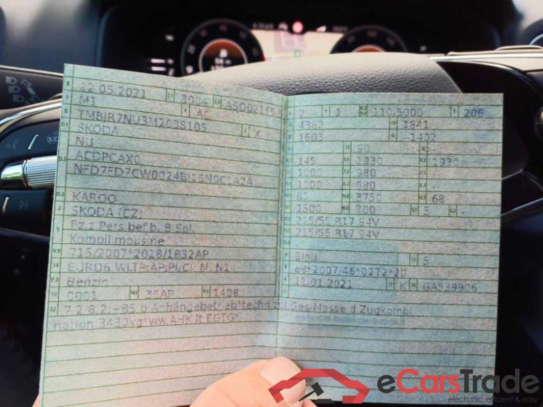 Skoda Karoq (NU)(2017->) DE - SUV5 1.5 TSI ACT EU6d, Clever OPF (EURO 6d), 2020 - 2021 #4