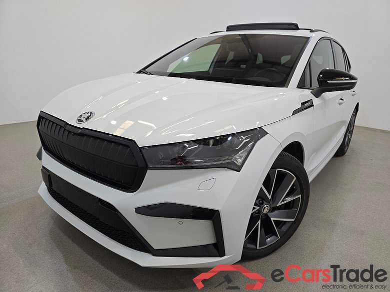 Skoda Enyaq iV 80X Sport-Line Aut. Pano LED-Matrix Virtual Navi-Pro Ambient 1/2 Sport-Leather-Alcantara KeylessGo Camera Klima PDC ... #1
