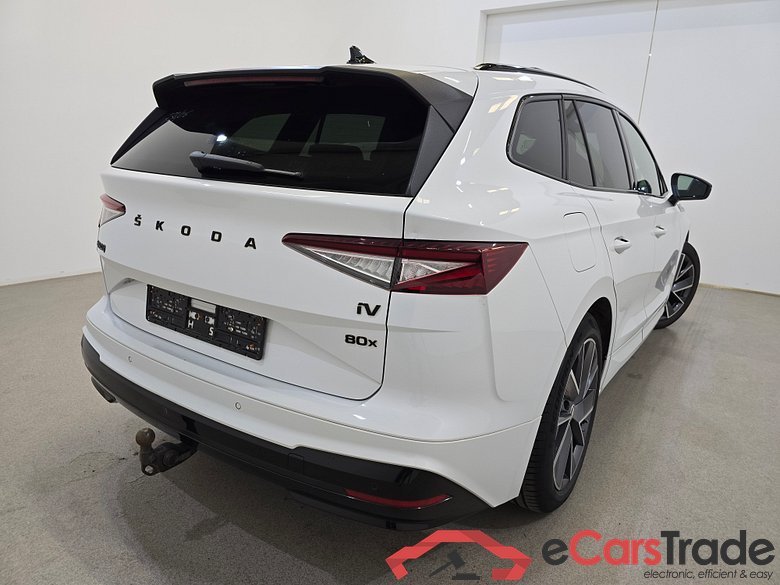 Skoda Enyaq iV 80X Sport-Line Aut. Pano LED-Matrix Virtual Navi-Pro Ambient 1/2 Sport-Leather-Alcantara KeylessGo Camera Klima PDC ... #4