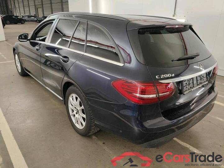 Mercedes C 200d 160Hp Pano LED-Xenon Widescreen Display-Pro Sport-Leather KeylessGo Klima PDC ... #4