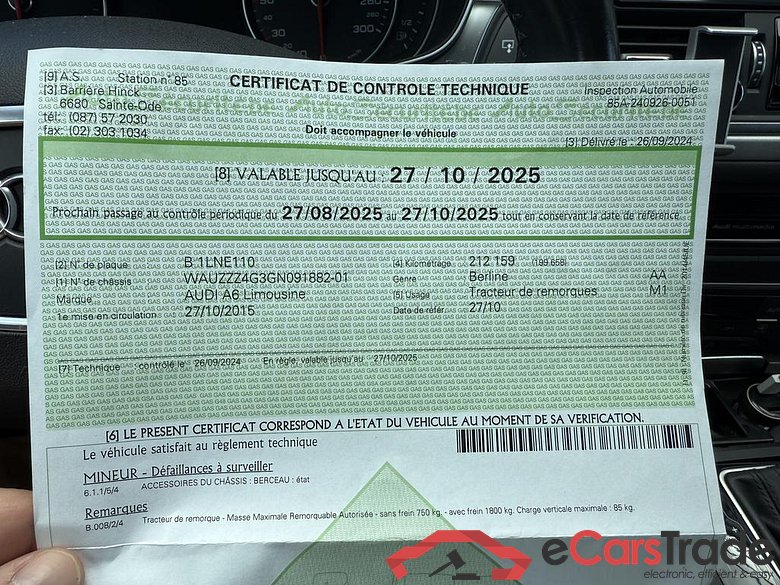 AUDI A6 Audi A6 Berline  2.0 TDI ultra  110(150) kW(ch) S tronic #6