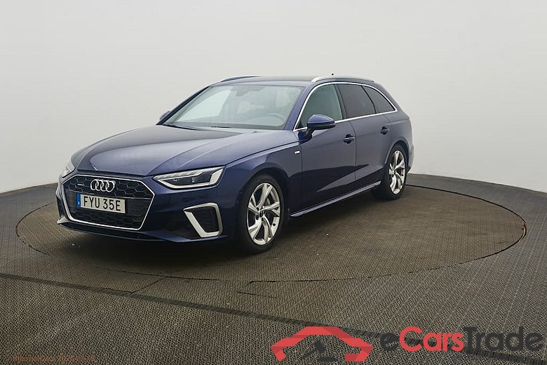 Audi S-line, proline, alpinpkt, drag, komfortpkt plus, assistanspkt parkering,värmare A4 AVANT 40 TFSI QUATTRO 2.0 MHEV