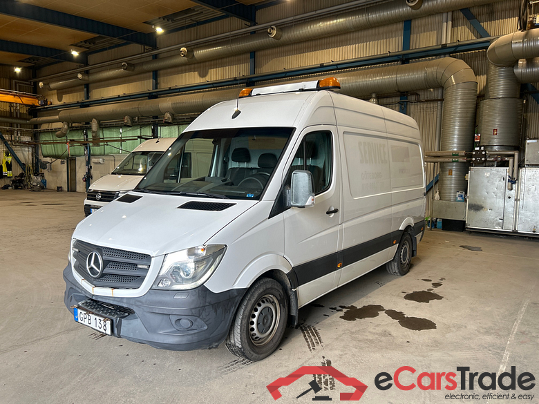 Mercedes_benz Dragkrok, 3-sits, backkamera, BRÄNSLEVÄRM SPRINTER 316 BLUETEC SKÅPBIL 7G-TRONIC