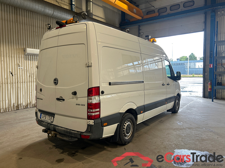 Mercedes_benz Dragkrok, 3-sits, backkamera, BRÄNSLEVÄRM SPRINTER 316 BLUETEC SKÅPBIL 7G-TRONIC #3