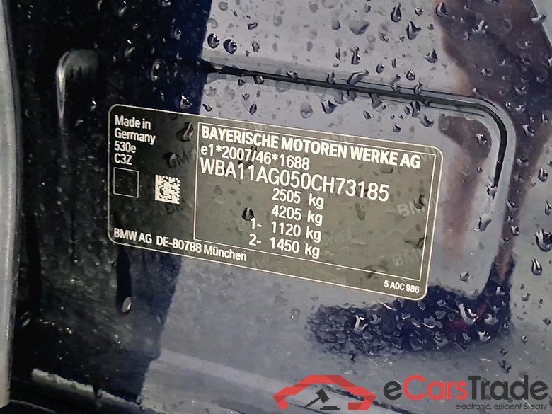 BMW 5 Serie Sedan 530e M-Sport, Harman Kardon + Pano 4d #6