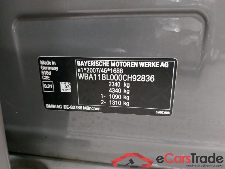 BMW - BMW 5 BERLINE 518dA 150PK Business Edition M Sport With Dakota Heated Sport Seats & Driving Assistant Pack Professional & Shadow Line #6