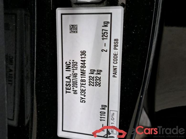 TESLA - TES MODEL 3 Long-Range Dual Motor AWD 476PK With Towing Hook   * ELECTRIC * #6