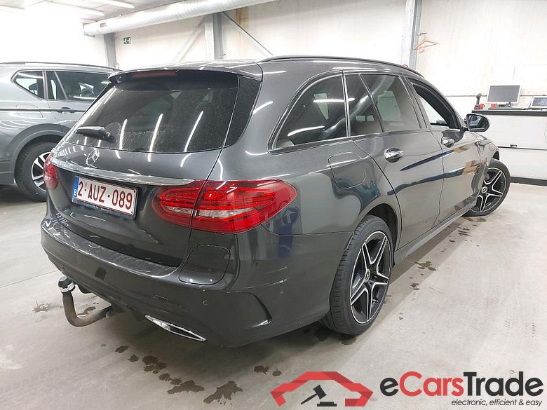 Mercedes C 300de Plug-In Hybrid AMG Night Aut. Pano LED-Multibeam Widescreen Burmester Navi 1/2 Sport-Leather-Alcantara KeylessGo Camera Klima PDC ... #2