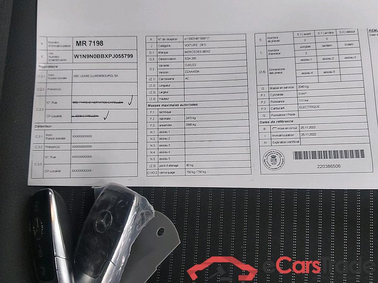 MERCEDES - MER EQA 250 190PK Business Line * ELECTRIC * #4