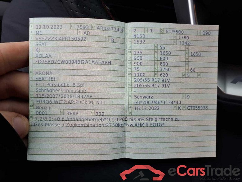 Seat Arona (KJ7)(2017->) DE - SUV5 1.0 TSI EU6d, FR OPF (EURO 6d), (Facelift) 2021 - 2024 #6