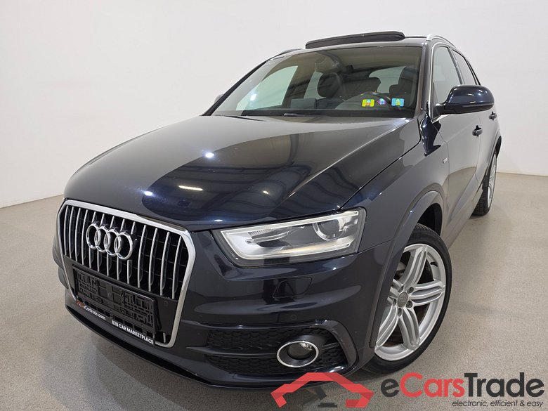 Audi Q3 2.0 TDI Quattro 177Hp S-Line Aut. Pano LED-Xenon Bose Navi Sport-Leather KeylessGo Klima PDC ...