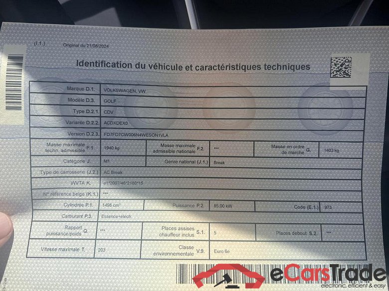 VOLKSWAGEN Golf VIII SW Golf Variant 1.5 eTSI Life Business Premium DSG #6